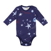 Long-sleeved bodysuit made of cotton (organic)